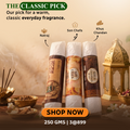 Classic Pack (Natraj, Son Chafa, Khus Chandan)