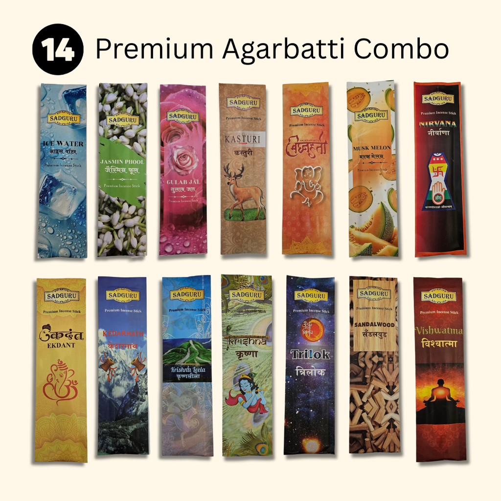 14 Premium Agarbatti Combo