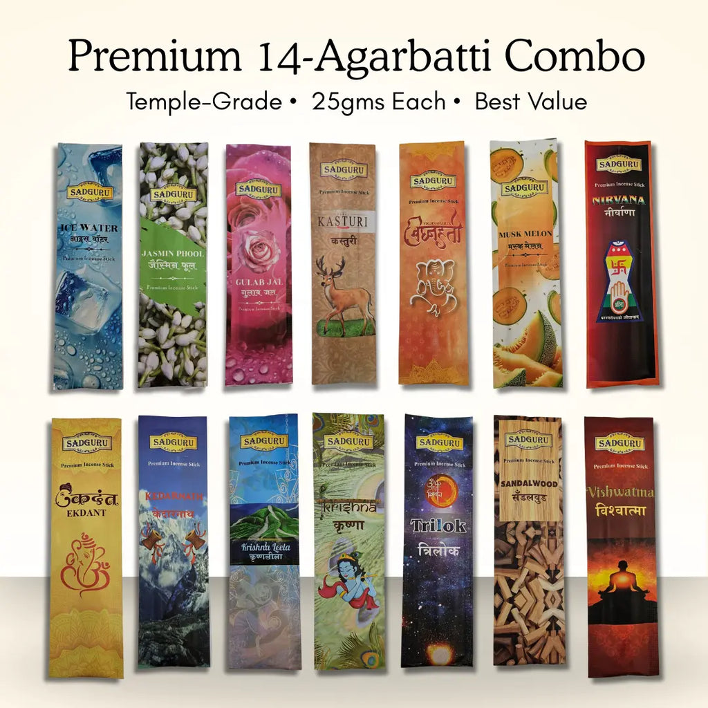 14 Premium Agarbatti Combo